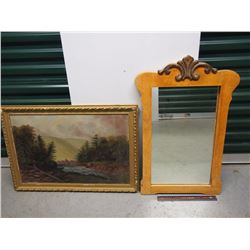 Mirror And Framed Picture