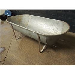 Older Galvanized Tub, 55”x24”x17”