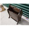Image 2 : Wooden Magazine Rack, 16”x20”x8”
