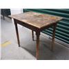 Image 2 : Antique Wood Desk (Crack In Centre), 34”x29”x23”