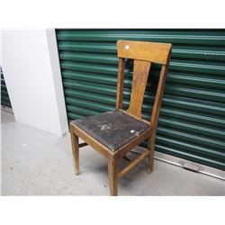 Wood Upholstered Chair