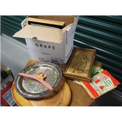 Lot of Misc ( Manuals, Box of Games, Platter)