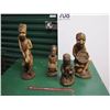 Image 1 : Four African Wood Statues