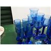 Image 4 : Lot Of Blue Glassware, (4) Sets Of Four, W/ Extra