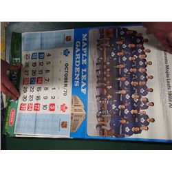 Toronto Maple Leafs 1969-1970 Export A Calendar (2)