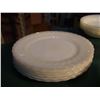 Image 3 : Lot Of Milk Glass Dishware (Cups, Plates, Bowls, Etc) (A And H, Fire King)