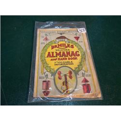 1924 Dr Miles Weather Almanac And Hand Book