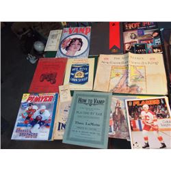 Lot Of Books And Paper Related, Piano, Newspaper, Etc