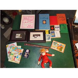 Lot Of Misc. (Books, Playing Cards, Betty And Veronica, Allen Sapp, Joke Beer Cards)