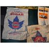 Image 4 : Lot Of Misc. (Saskatoon Motor Patrol Flag, Saskatoon Fire Dept Patch, Alberta Sugar Sack, Map Of SC)