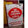 Image 2 : Royal Crown Cola Metal Sign 35”x48”