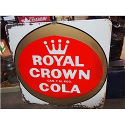 Royal Crown Cola Metal Sign 35”x35”