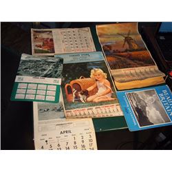 Lot Of 1950s Calendars (Hague Sask, Stienbach Man, Ogena Sask)