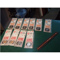 Lot of Stater Mint Hockey Dollars (10)