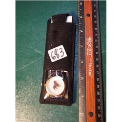 Dog Themed Wrist Watch With Leather Band