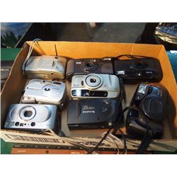 Lot of Cameras (8) (Pentax 105R, Minolta 70, Fuji FinePix 2600, Nikon 70)