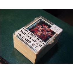 Adult XXX Collector Cards 1993 Thee Doll Houses of America (100 Card Set) W/ 2009-10 Rigid Calendar
