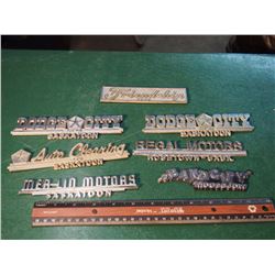 Lot of Auto Dealership Vehicle Name Emblems (7)
