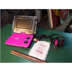 Sylvania T Screen DVD Player With Headphones