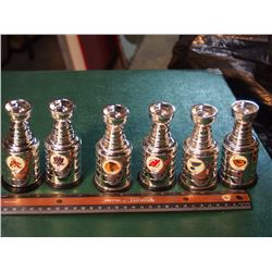 Lot of Labatt's Mini NHL Stanley Cups (6)