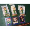 Image 2 : Lot of Wiser's Saskatchewan Roughriders Bobbleheads & Accompanying Football Cards (3)