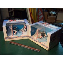 Wayne Gretzky vs Dominik Hasek, One on One Starting Lineup Figures, Unopened Boxes (2)