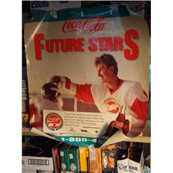 Wayne Gretzky, Coca-Cola Advertisement Poster (24”x27”)