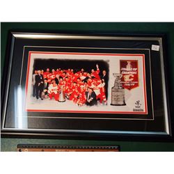 Calgary Flames 1988-89 Stanley Cup Champions Team Framed Picture