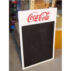 Coca-Cola Blackboard Sign, 20”x30”