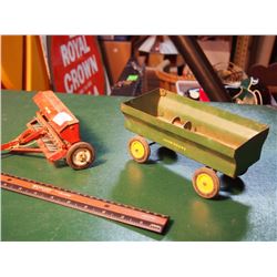 John Deere Trailer & Tru Scale Seed Drill