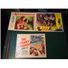 Image 1 : Lot Of Original Movie Theatre Lobby Cards (3) (1953, 1954, 1969)