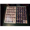Image 1 : Lot Of Uncut Sheets Of Edmonton Oilers Team Cards (2)