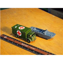 Dinky Military Ambulance & Amphibian
