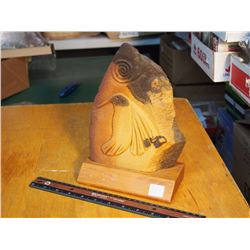 Sandstone Hummingbird Carving