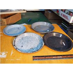 Granite Speckle Pie Plates (4)