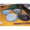 Image 1 : Granite Speckle Pie Plates (4)