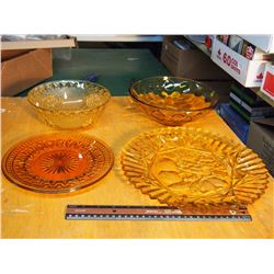 Vintage Amber Glass (4)