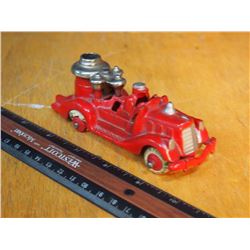 Hubley 5” Nickle And Cast Fire Engine