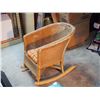 Image 1 : Antique Child’s Wicker Rocking Chair