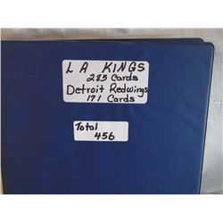 Hockey Card Album, (LA Kings, Detroit Red Wings, Total 456, No Doubles)