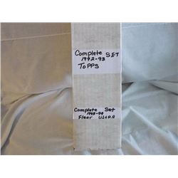 Hockey Cards Complete Sets (2) (1992-93 Topps, 1993-94 Fleer Ultra)