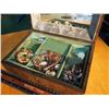 Image 2 : Vintage Jewellery Box W/ Vintage Jewellery (20 Pieces)