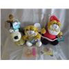 Image 1 : McDonald's Garfield's Toys (5) (Stuffed Odie 1978, Stuffed Garfield Christmas 1990, Stuffed Garfield