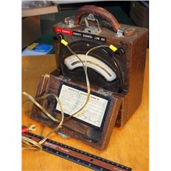 Weston Electrical Instrument, DC Ameter Model 45, Certified 1944