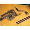 Image 1 : Steel Pipe Wrenches (2), Metal Tire Wrench, Wood Stove Grate Crank