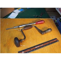 Stanley Push Drill, and Victor Hand Drill.