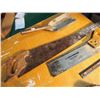 Image 3 : Lot of Wood Saws (2), With Wood Stove Ash Shovel (Disston, Benchmark) (Back Saw 14”, Handsaw)