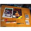 Image 1 : Box of Vancouver Canucks Memorabilia, Motion Pen, 1986-87 Kraft Cards  Team Set, 1987-88 Cunucks She