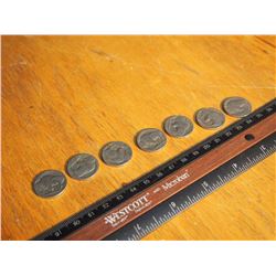 Lot of United States Buffalo Nickles (7)