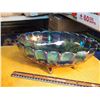 Image 1 : Blue Carnival Glass Fruit Bowl